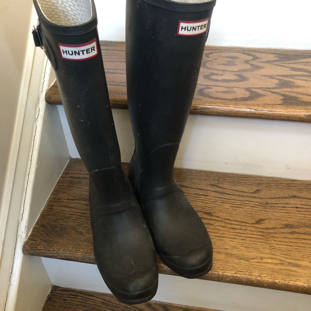 Tall Hunter rain boots